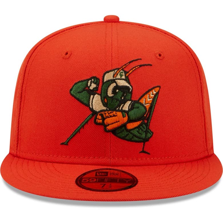 New Era Orange Greensboro Authentic Collection 59fifty