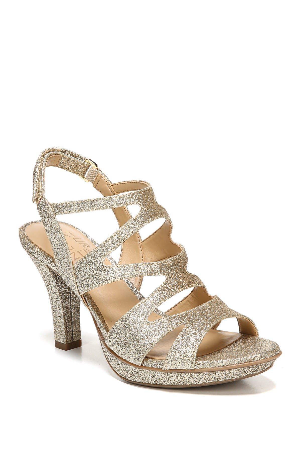 wide width beige heels
