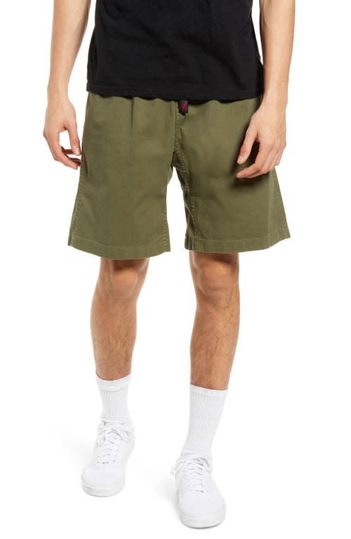 Gramicci Cotton Shorts in Olive