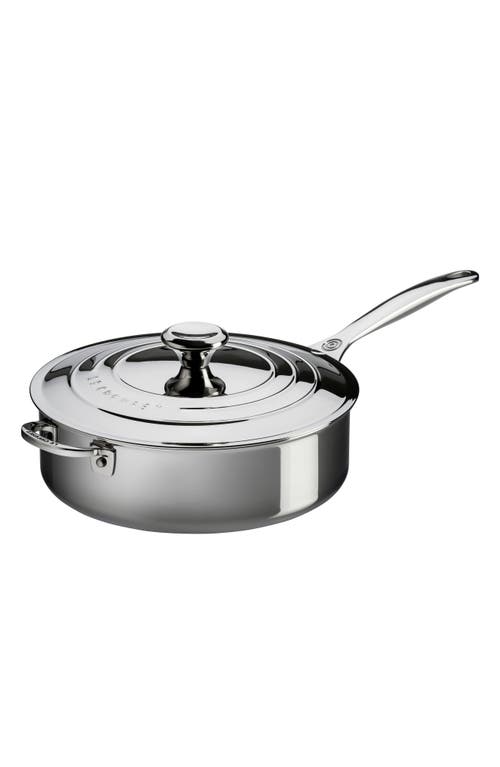 Le Creuset 4.5-Quart Stainless Steel Sauté Pan with Lid in Stanless Steel at Nordstrom
