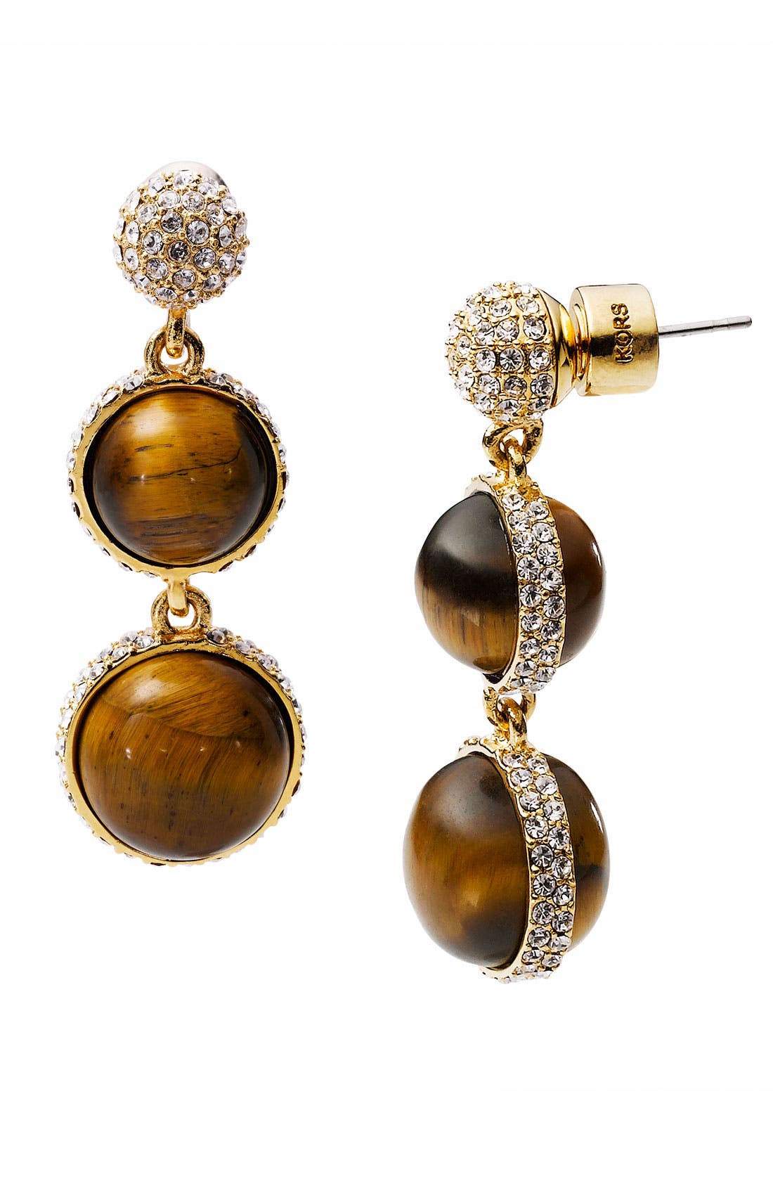 Michael Kors 'Sleek Exotics' Double Drop Slice Earrings Nordstrom