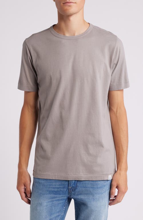 Merz B Schwanen Organic Pima Cotton T-shirt In Grey Melange