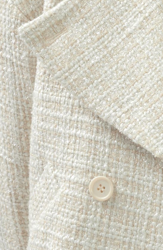 Shop Belle & Bloom Power Over Me Tweed Jacket In Beige Marle
