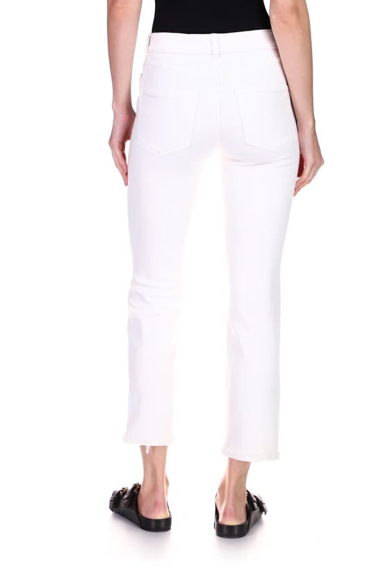Dl1961 Mara Ankle Straight Leg Jeans In Milk Performance Xfit