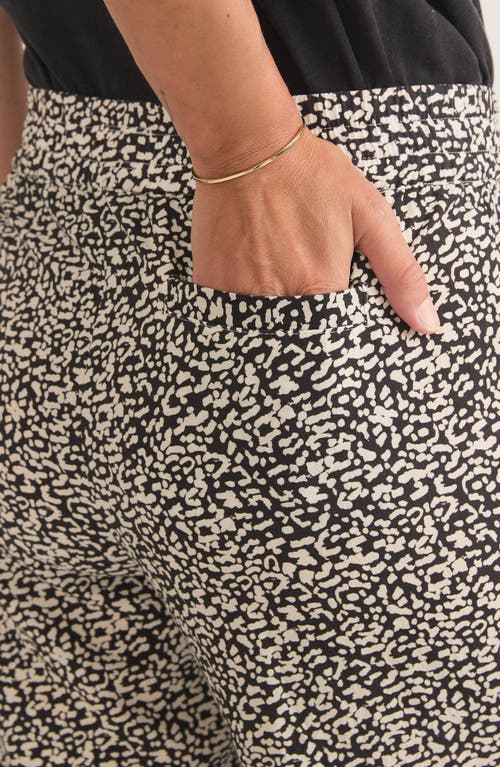 MARINE LAYER MARINE LAYER ALLISON CHEETAH PRINT WIDE LEG TROUSERS