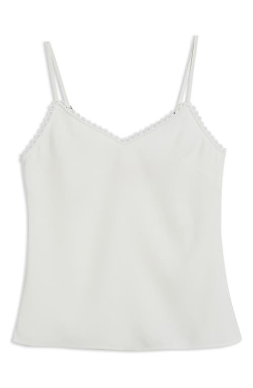 Shop Ted Baker London Andreno Picot Edge Camisole In White