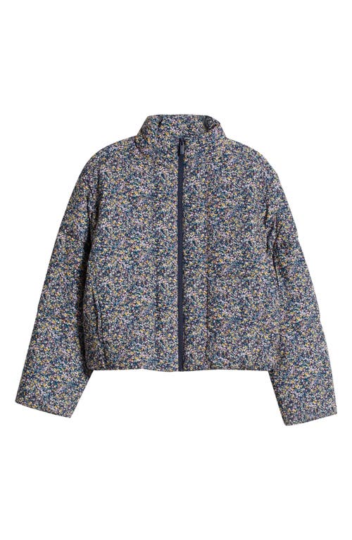 Shop Travismathew Mont Blanc Floral Jacket In Cream Blue Multi