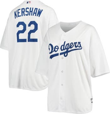 Profile Women's Clayton Kershaw White Los Angeles Dodgers Plus Size Replica Player Jersey