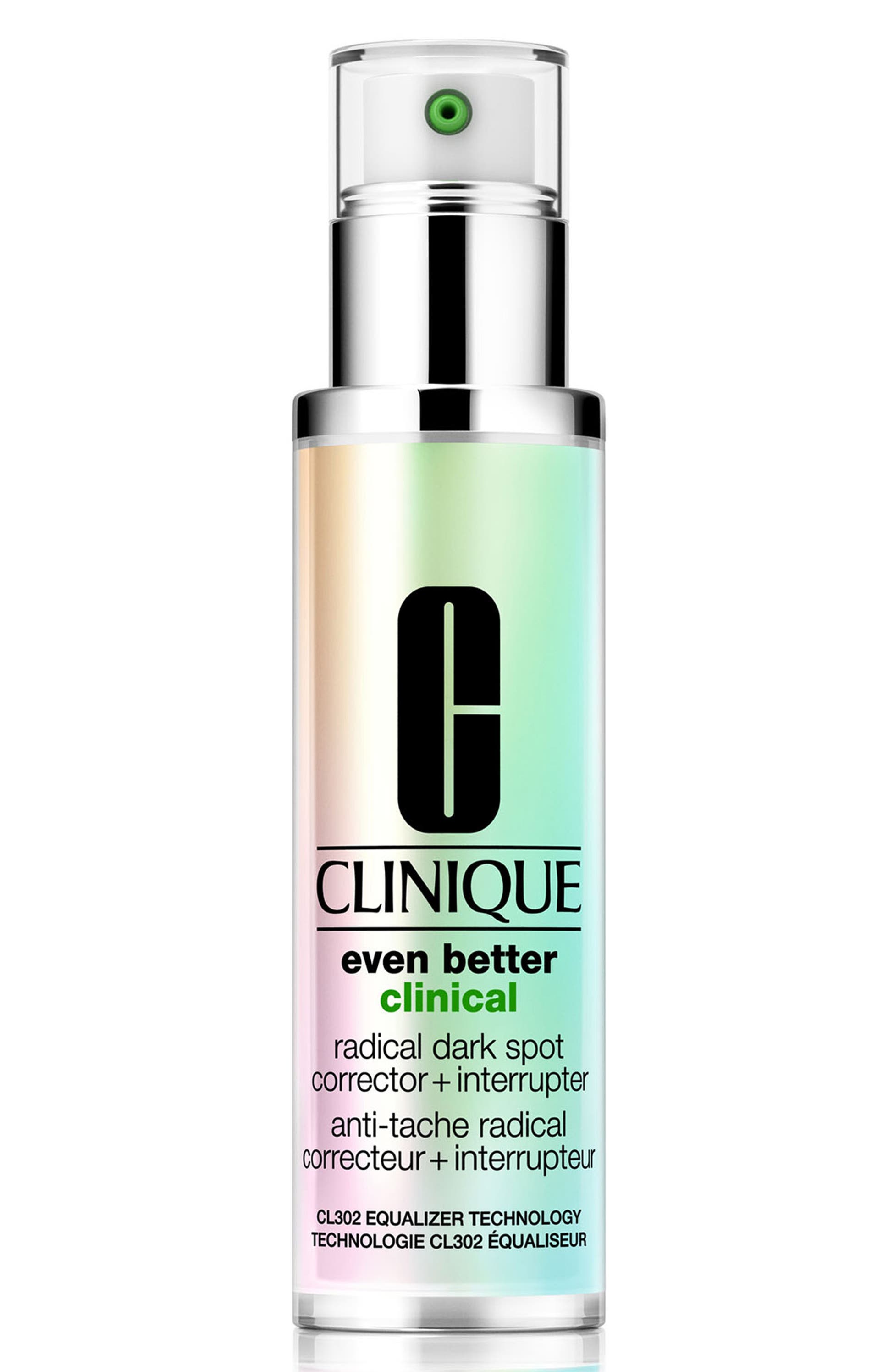 Clinique Even Better Clinical<sup>™</sup> Radical Dark Spot Corrector + Interrupter Serum, Main, color, - skincare routine for summer