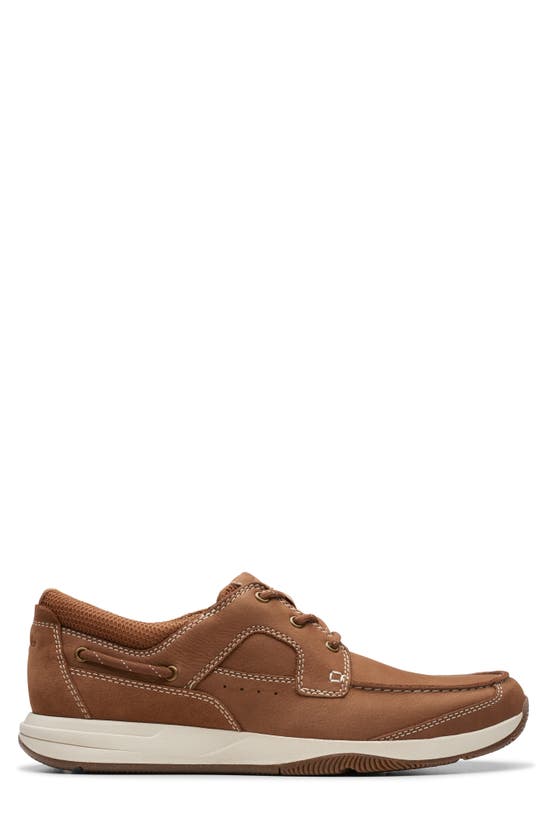 Shop Clarks ® Sailview Lace Up Sneaker In Light Tan Nubuck