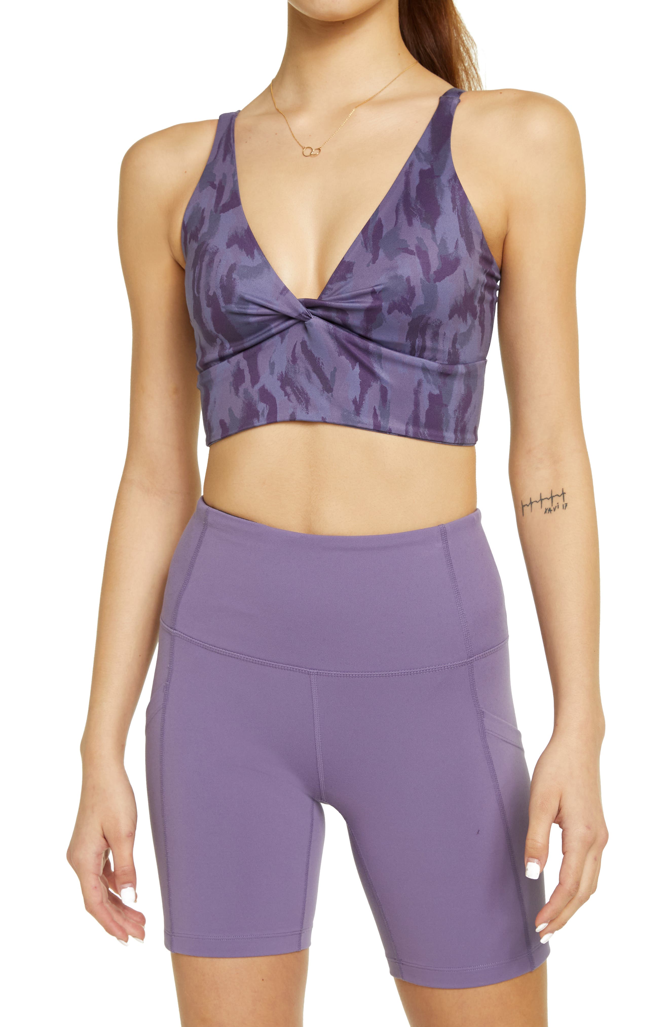 Zella Twist Around Longline Sports Bra 