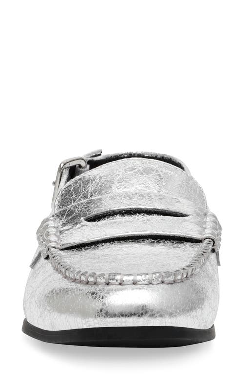 Shop Anne Klein Believer Slingback Loafer In Silver