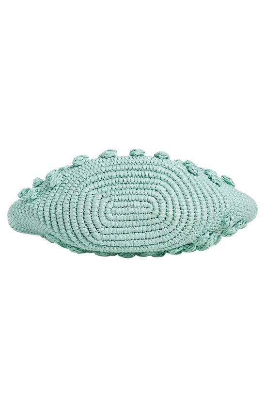 Shop Btb Los Angeles Opal Pompom Tote In Mint
