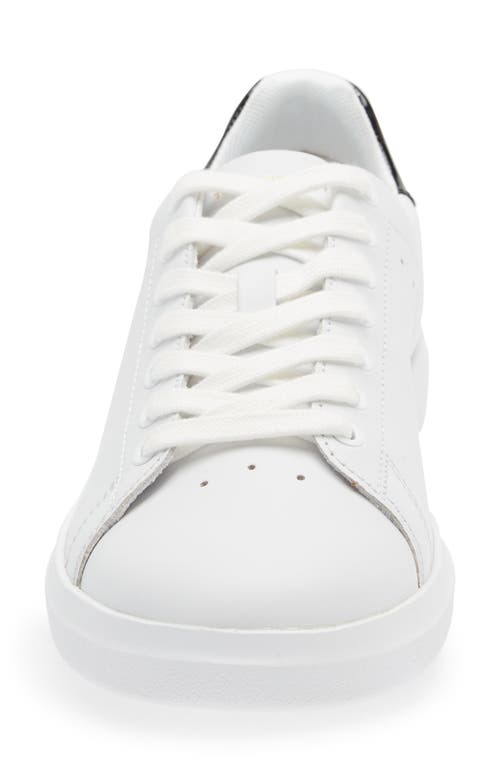 Shop Tory Burch Howell Court Sneaker In Titanium White/perfect Black