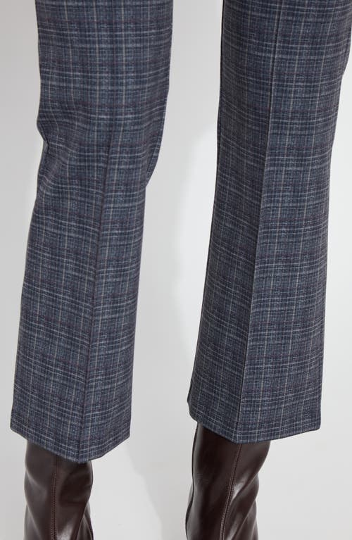 Shop Lyssé Elysse Plaid High Waist Ankle Pants In Wall Street Plaid