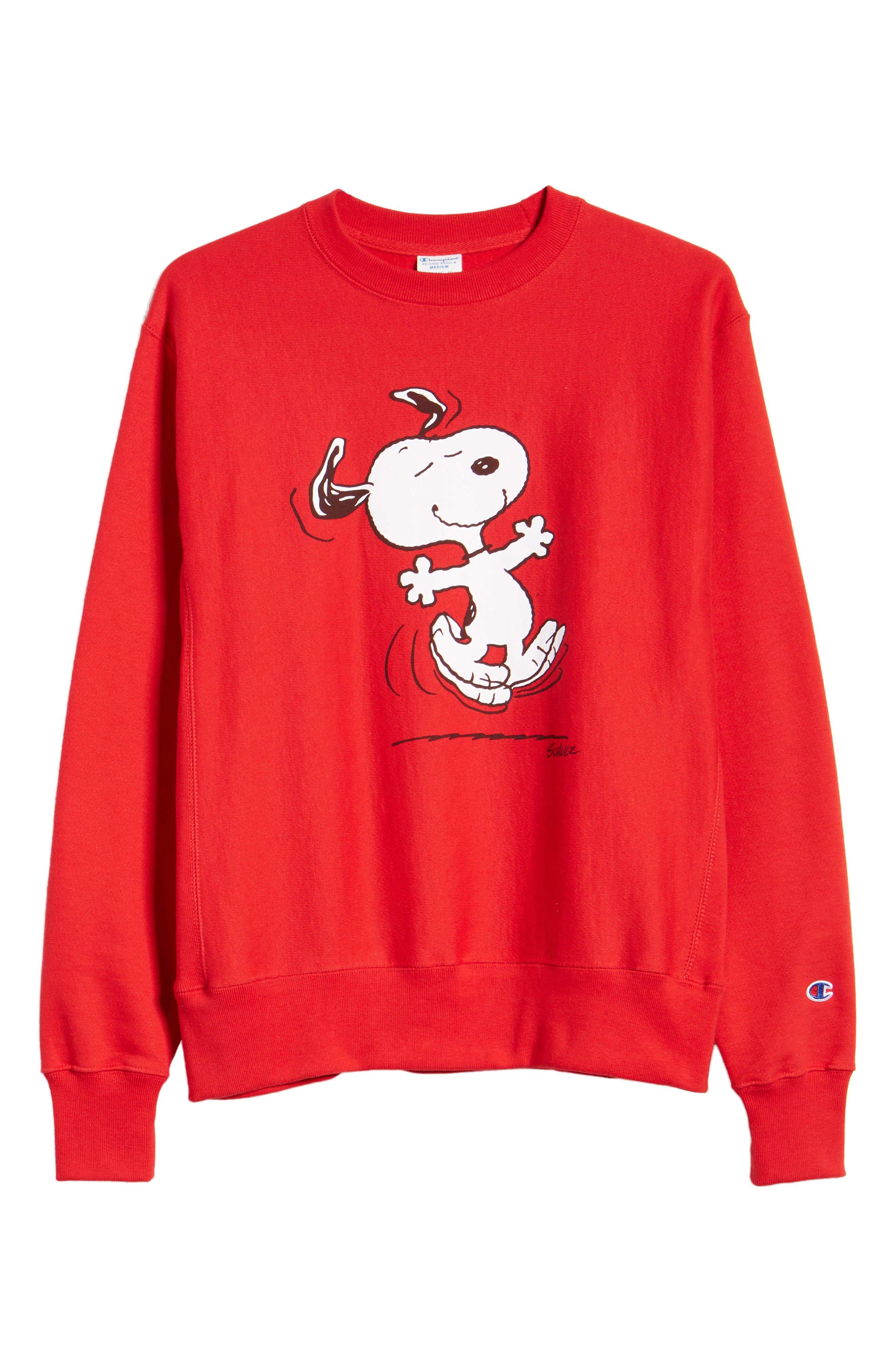 champion peanuts sweatshirt