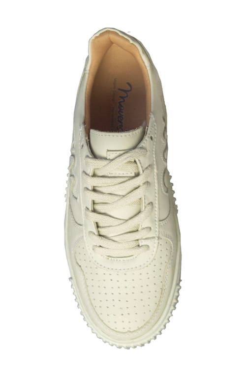 Shop Sandro Moscoloni Low Top Leather Sneaker In White/white