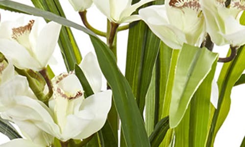 NEARLY NATURAL NEARLY NATURAL 4FT. CYMBIDIUM ORCHID ARTIFICIAL PLANT 