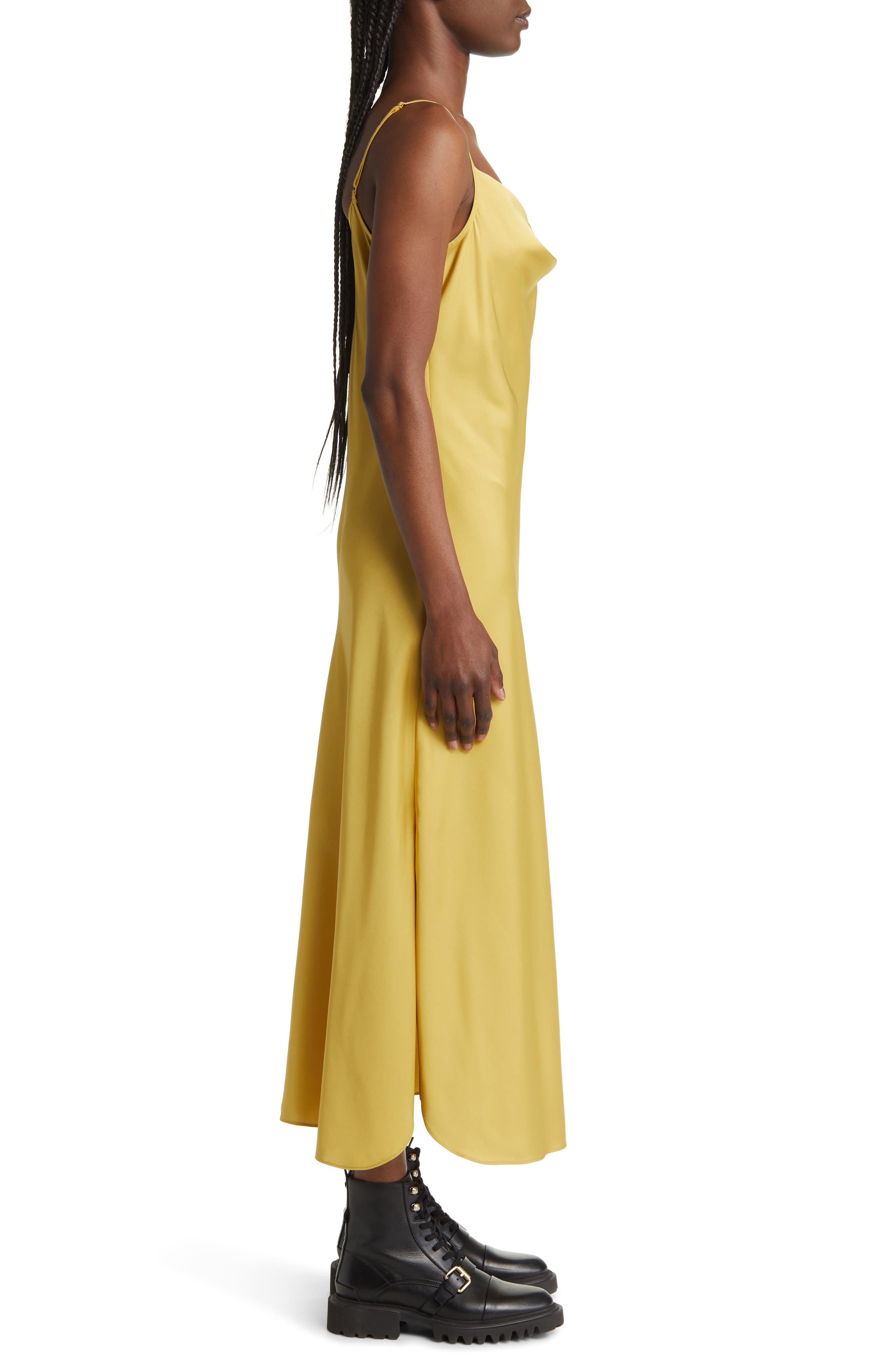 white and gold dress theory Jessa Gown – SIMKHAI