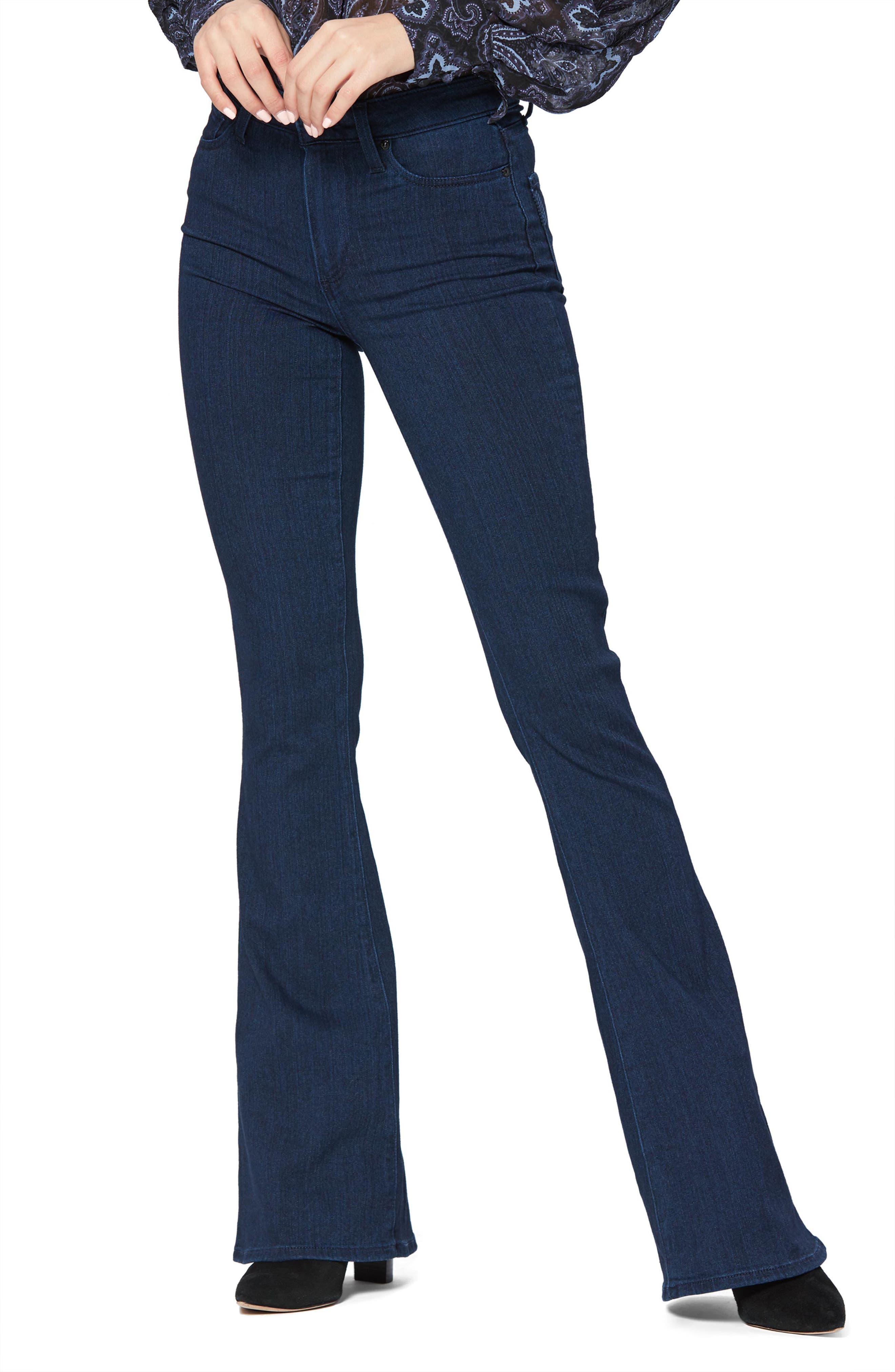 high waisted bell bottom jeans petite