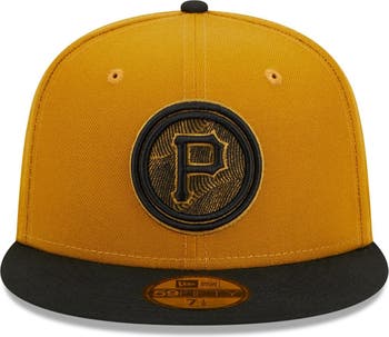 Pittsburgh Pirates New Era Alternate Logo 59FIFTY Fitted Hat - Gold