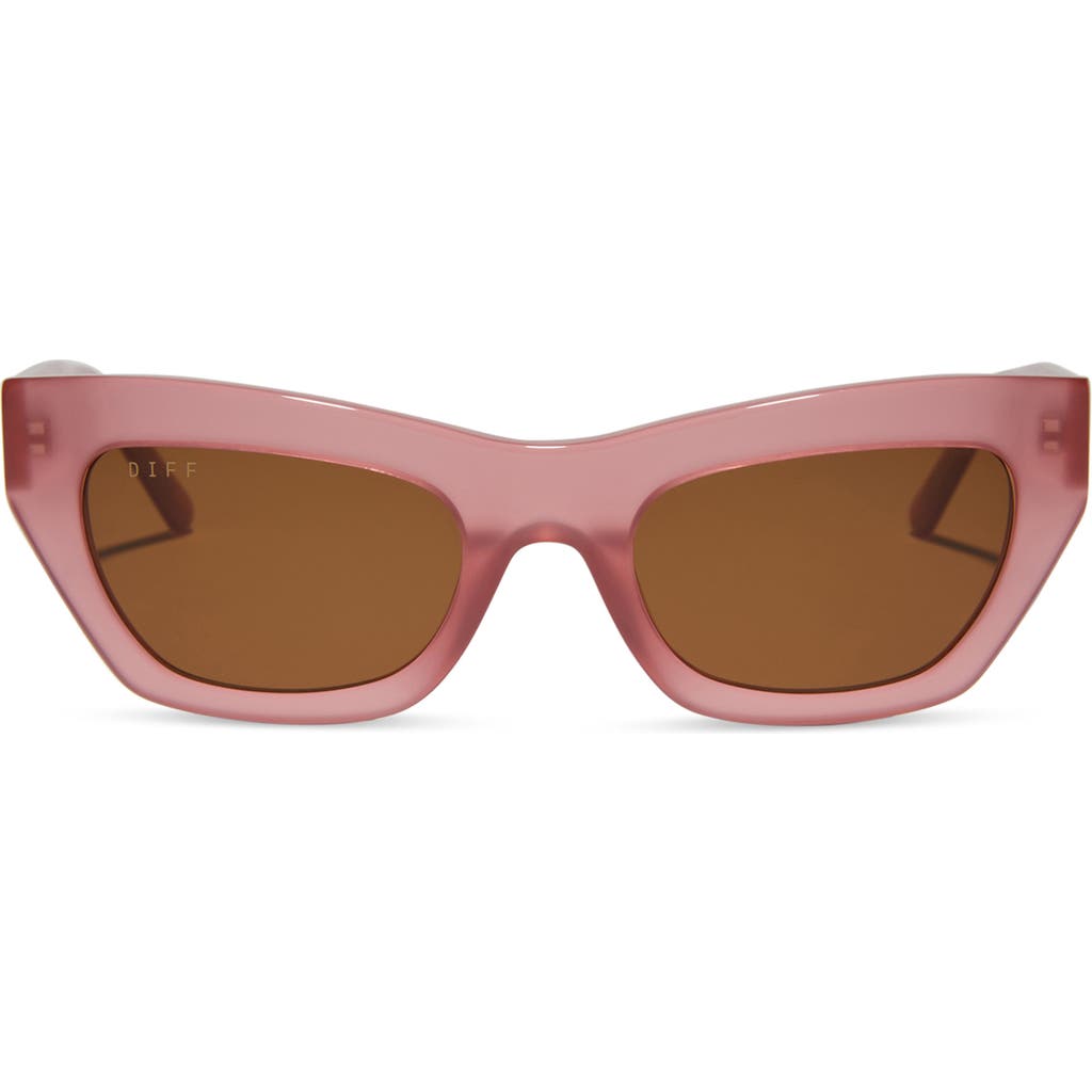 Diff Katarina 51mm Cat Eye Sunglasses In Pink