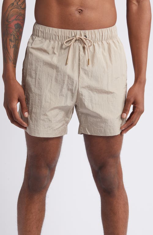 Open Edit Crinkled Nylon Swim Trunks at Nordstrom,