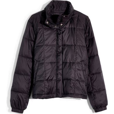 Madewell Travel Buddy Packable Puffer Jacket, Black