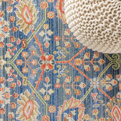 Jonathan Y Alba Modern Faded Peshawar Area Rug In Plum/terracotta