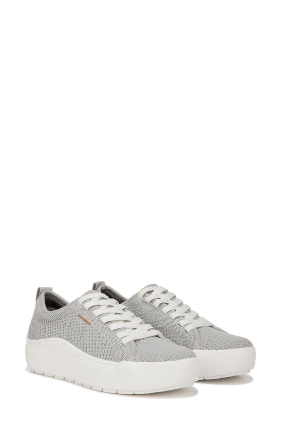 Shop Dr. Scholl's Time Off Sneaker In Grey Fabric