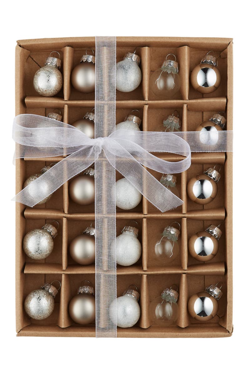 kat + annie Set of 25 Mini Ball Ornaments | Nordstrom