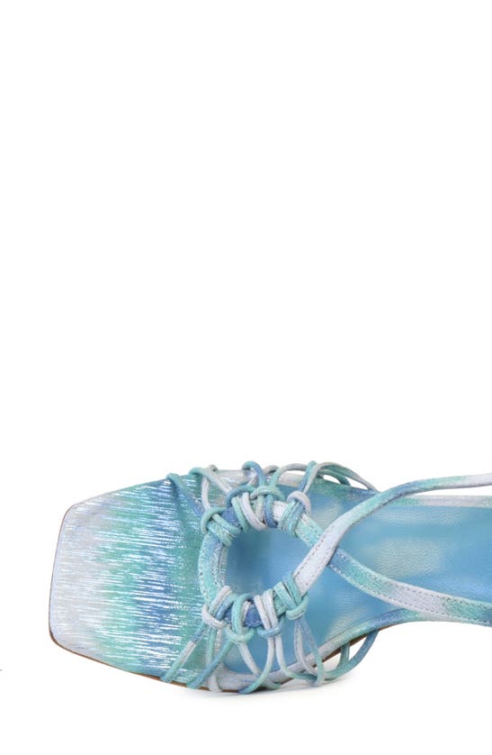 Valentina Rangoni Desta Sandal In Smeraldo Elettrik