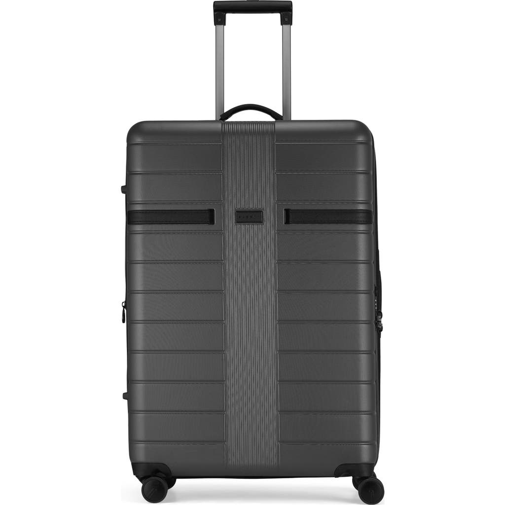 Bugatti Hamburg Hardside Large Luggage With Expansion In Charcoal