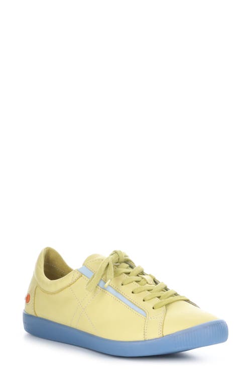 Shop Softinos By Fly London Iddy Sneaker In 007 Light Yellow/blue