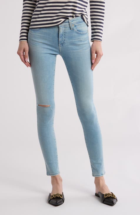 Ripped Legging Ankle Jeans (27 Years Coexist)