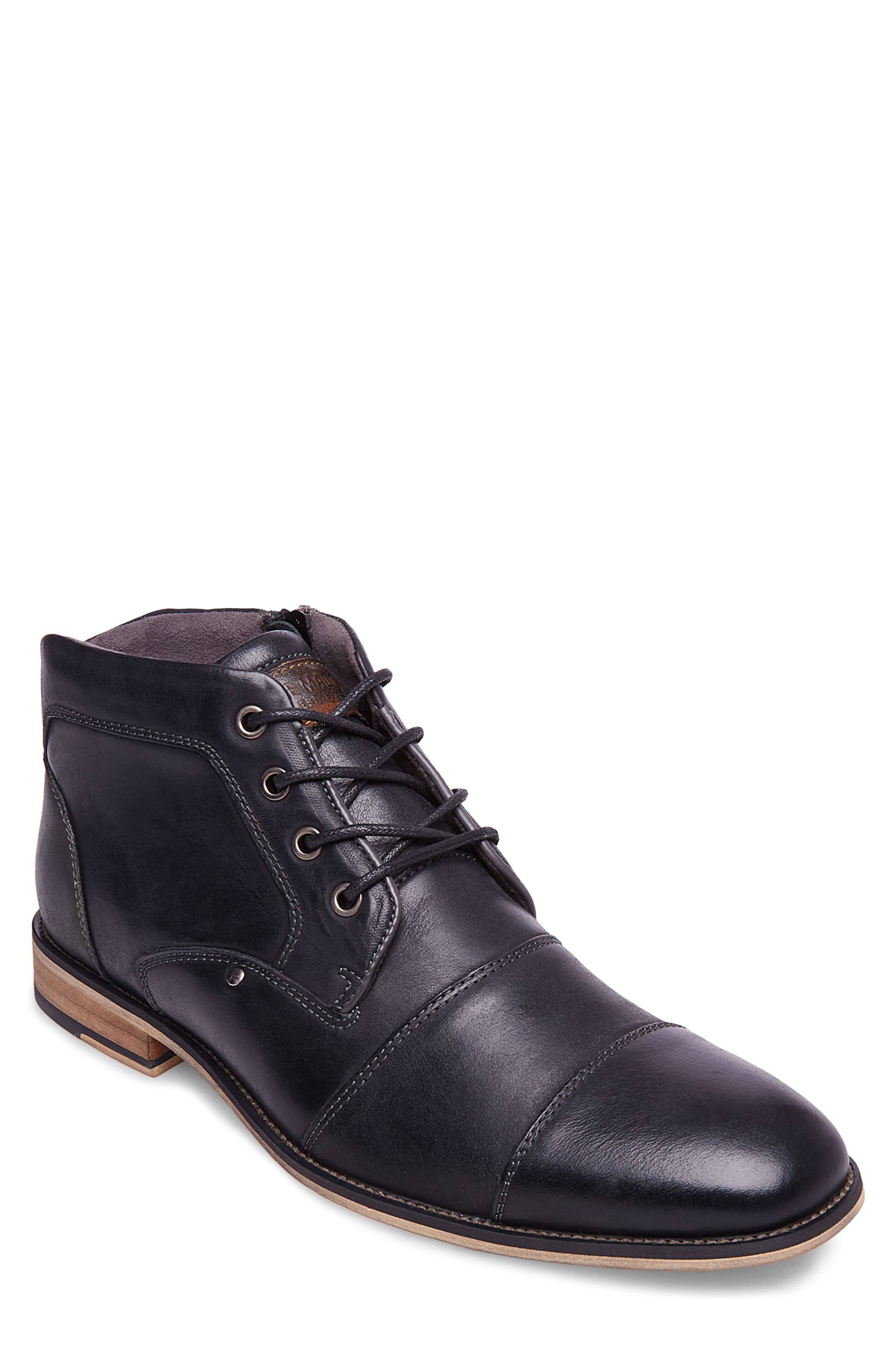 Steve Madden Johnnie Cap Toe Boot (Men 