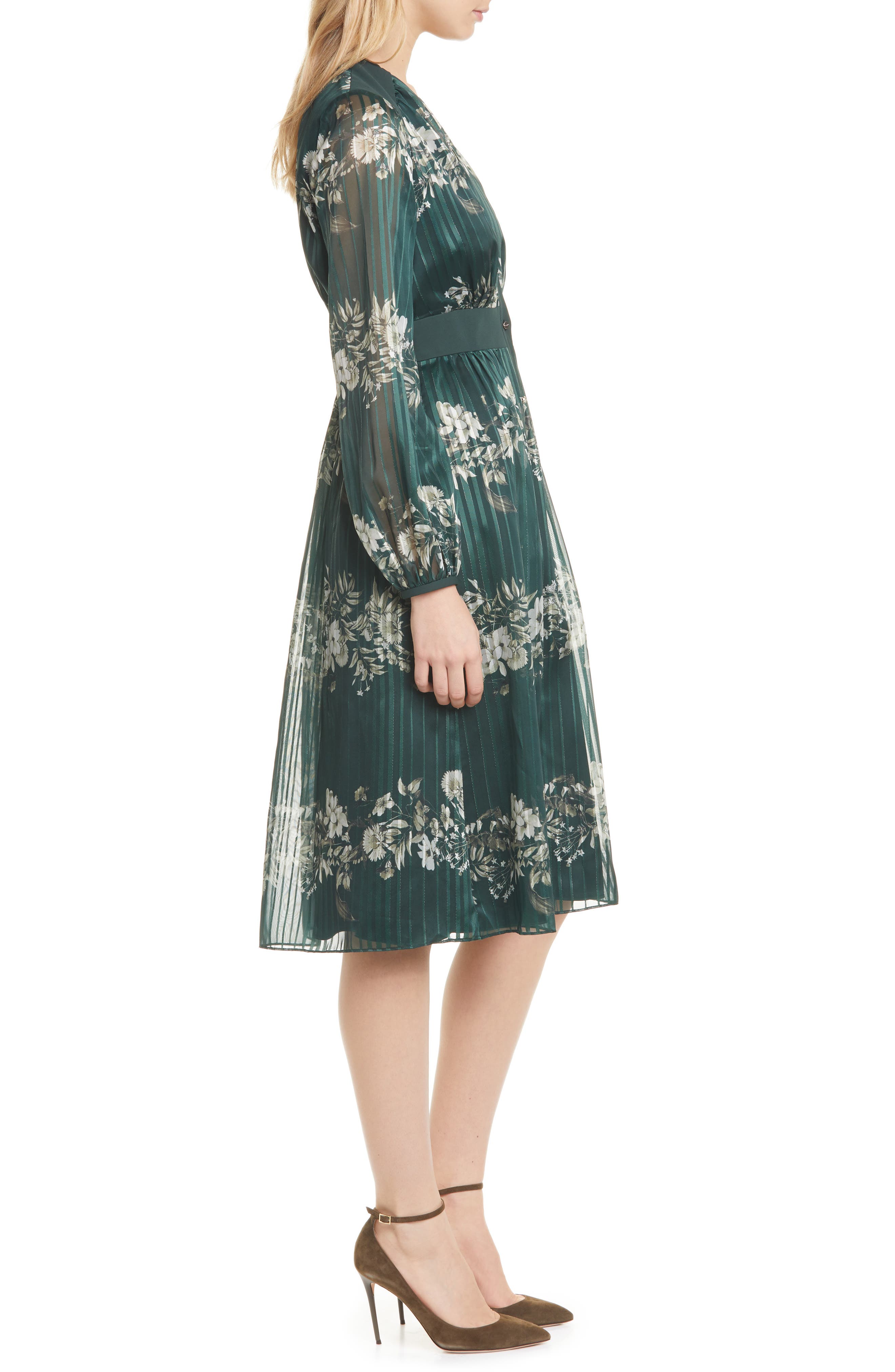 Ted Baker London Delya Meadow Sweep Midi Dress Nordstrom Rack