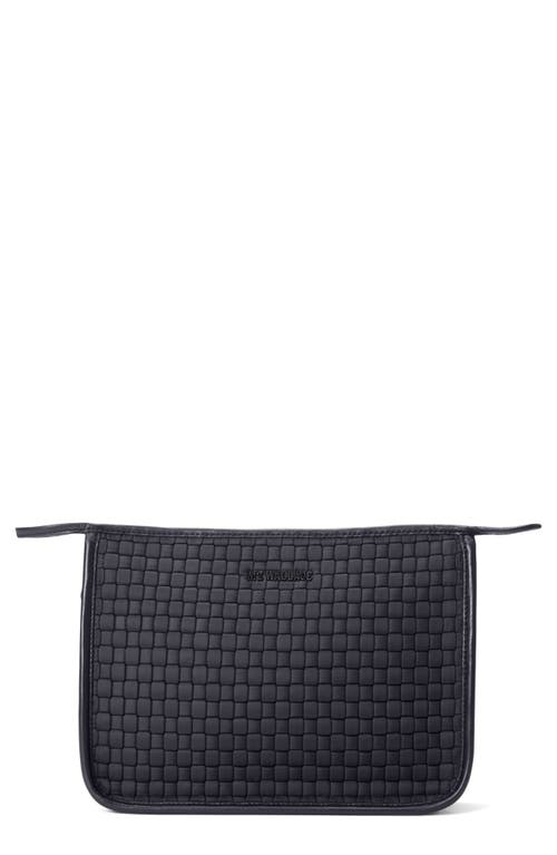 MZ Wallace Micro Woven Nylon Clutch in Black Woven at Nordstrom