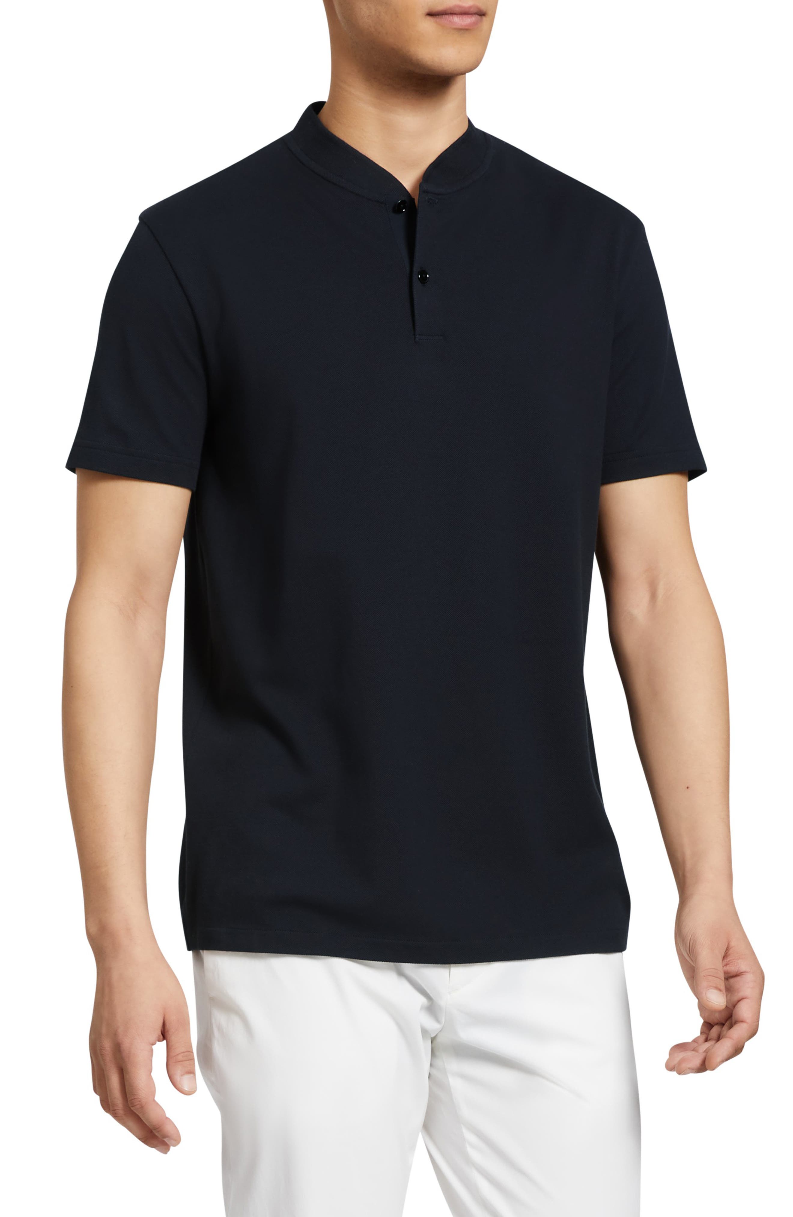 black polo slim fit