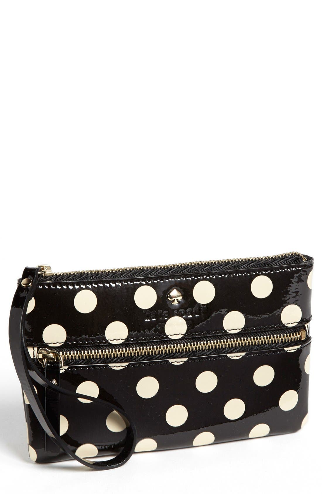 kate spade new york 'carlisle street bee' leather wristlet Nordstrom