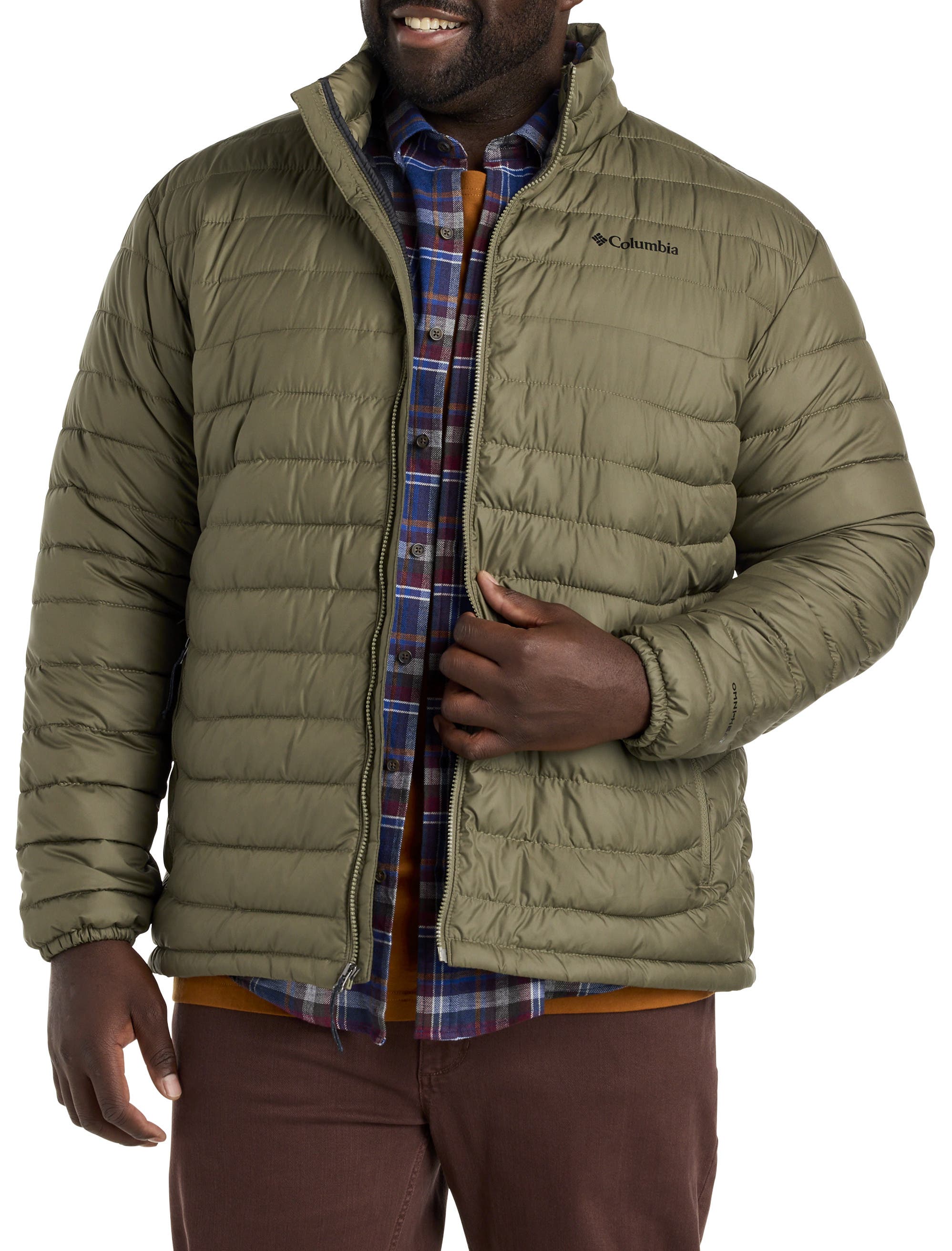 Columbia Powder Lite Jacket in Stone Green 