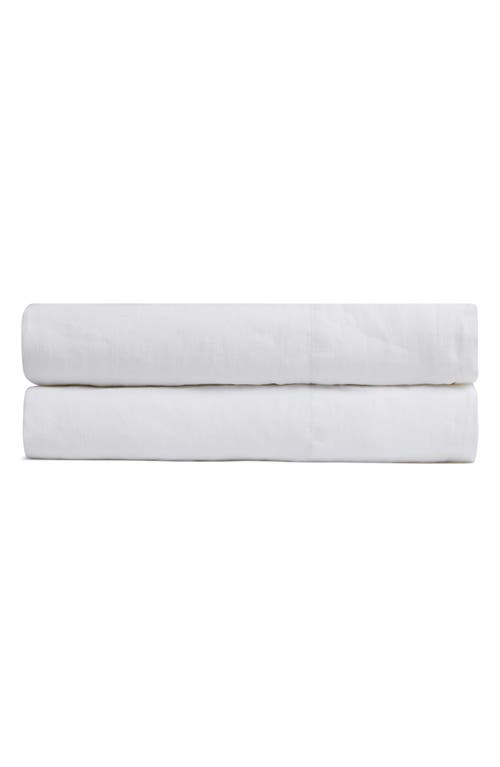 Parachute Linen Fitted Sheet in White at Nordstrom