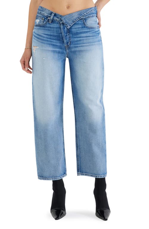 ÉTICA Neli Foldover Waist Crop Jeans in Castaway