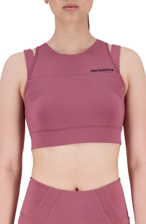 Buy New Balance NB Tech Training Printed Sports Bras Women Pink