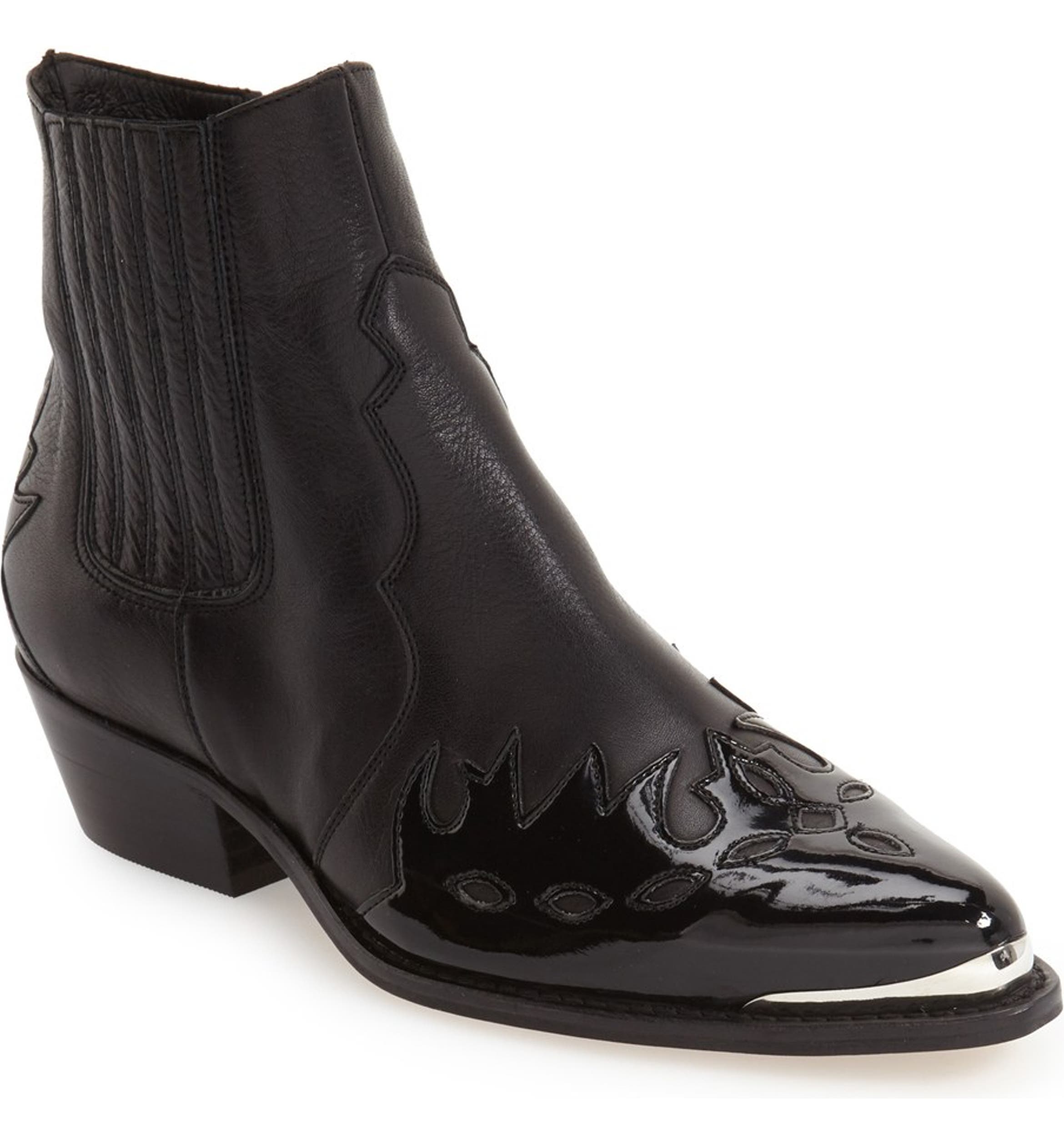 Topshop 'Arson' Western Ankle Boots (Women) | Nordstrom