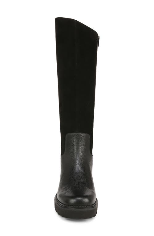 Shop Vionic Fallbrook Water Resistant Knee High Boot In Black Suede