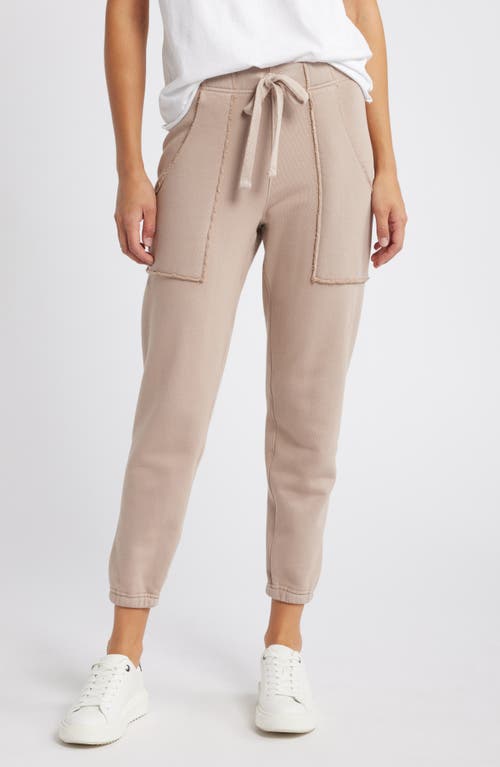 Shop Frank & Eileen Eamon Fleece Jogger Sweatpants In Biscotti