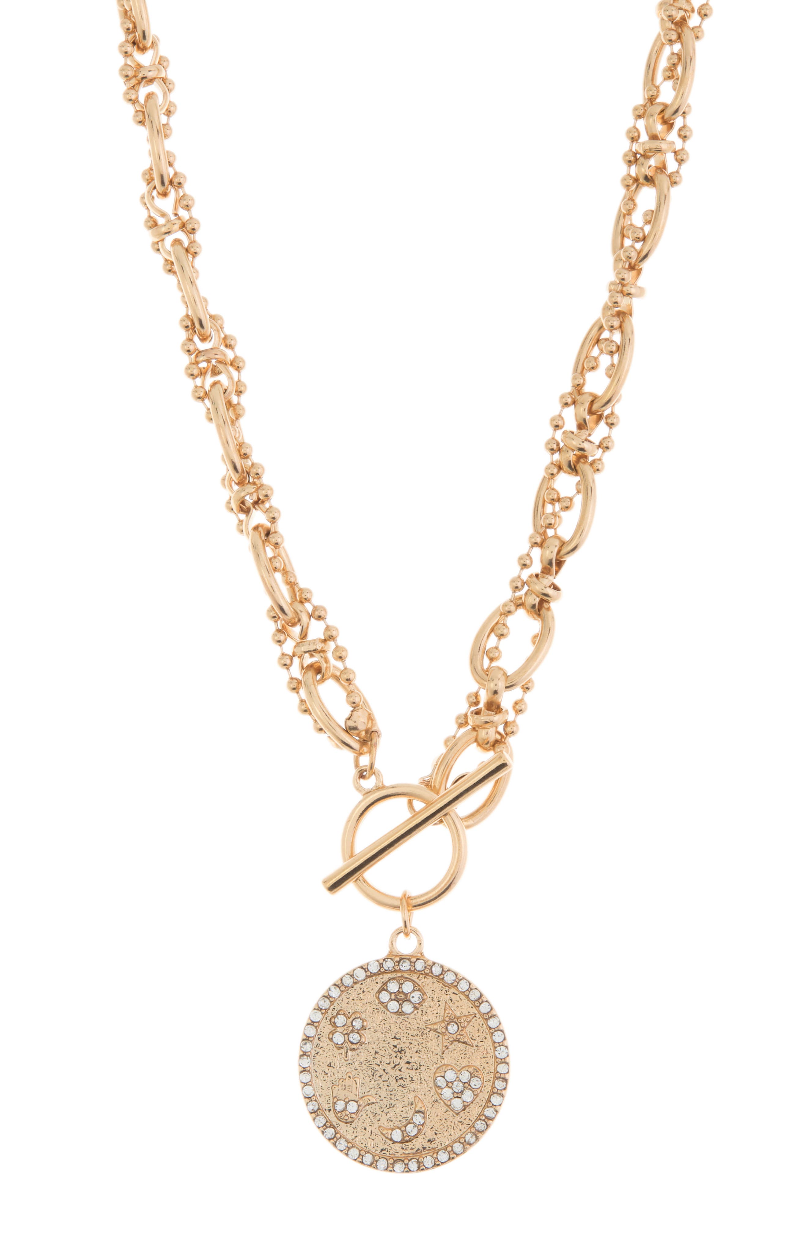 Melrose and Market Celestial Pendant Toggle Necklace Nordstromrack