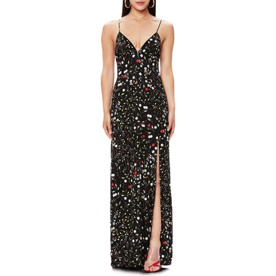 Afrm Brix Print Maxi Sundress