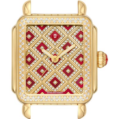 Michele Deco Chateau Mosaic Diamond Watch Head, 3m X 35Mm